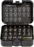 GripEdge HB16S 16-Pc 3/8" Drive Short Metric & SAE RPT Hex Driver Set, 4-12MM & 1/8"-3/8" - MPR Tools & Equipment