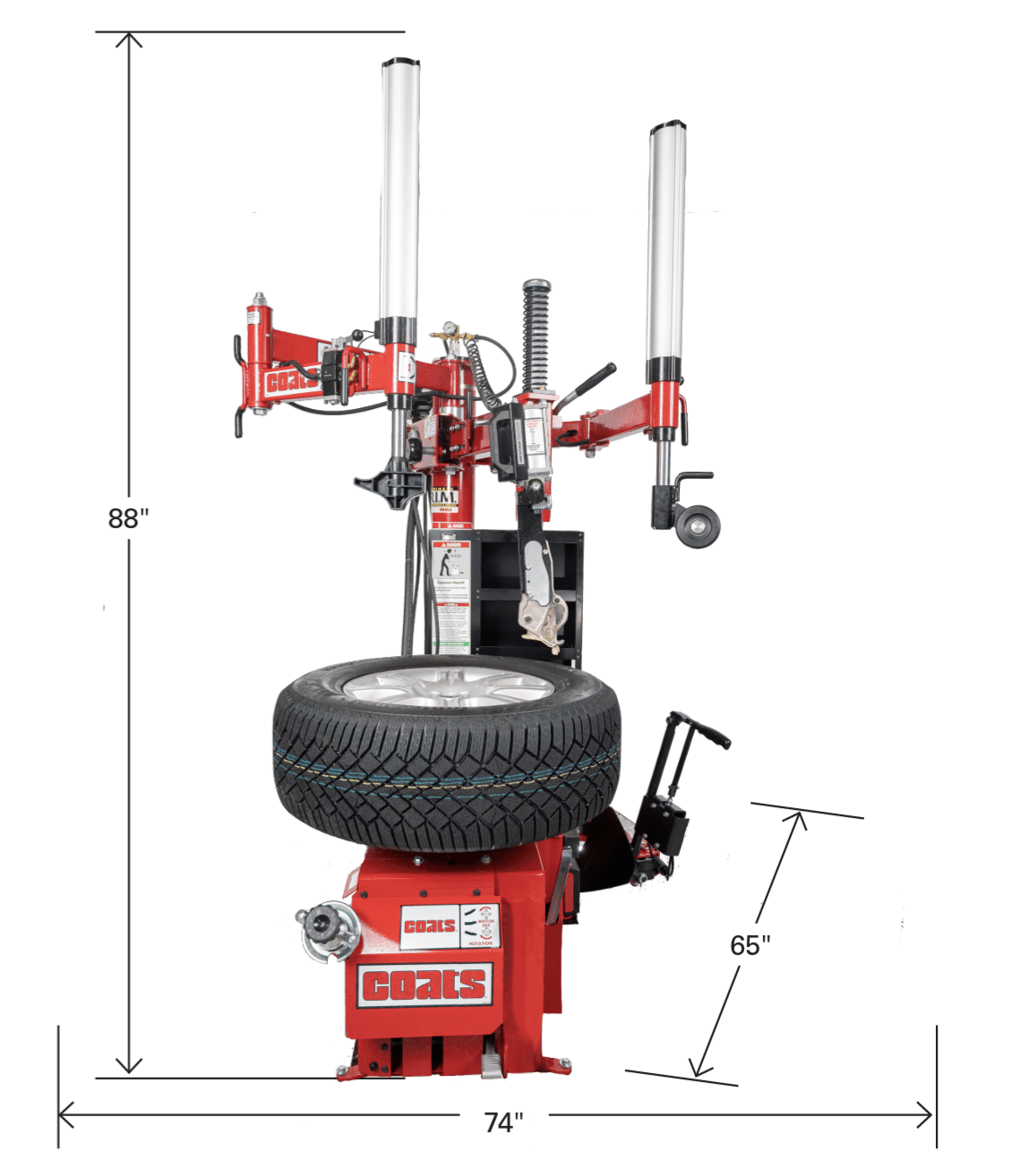 Coats 80090CEH220 90C Center Clamp Tire Changer, 220V Electric