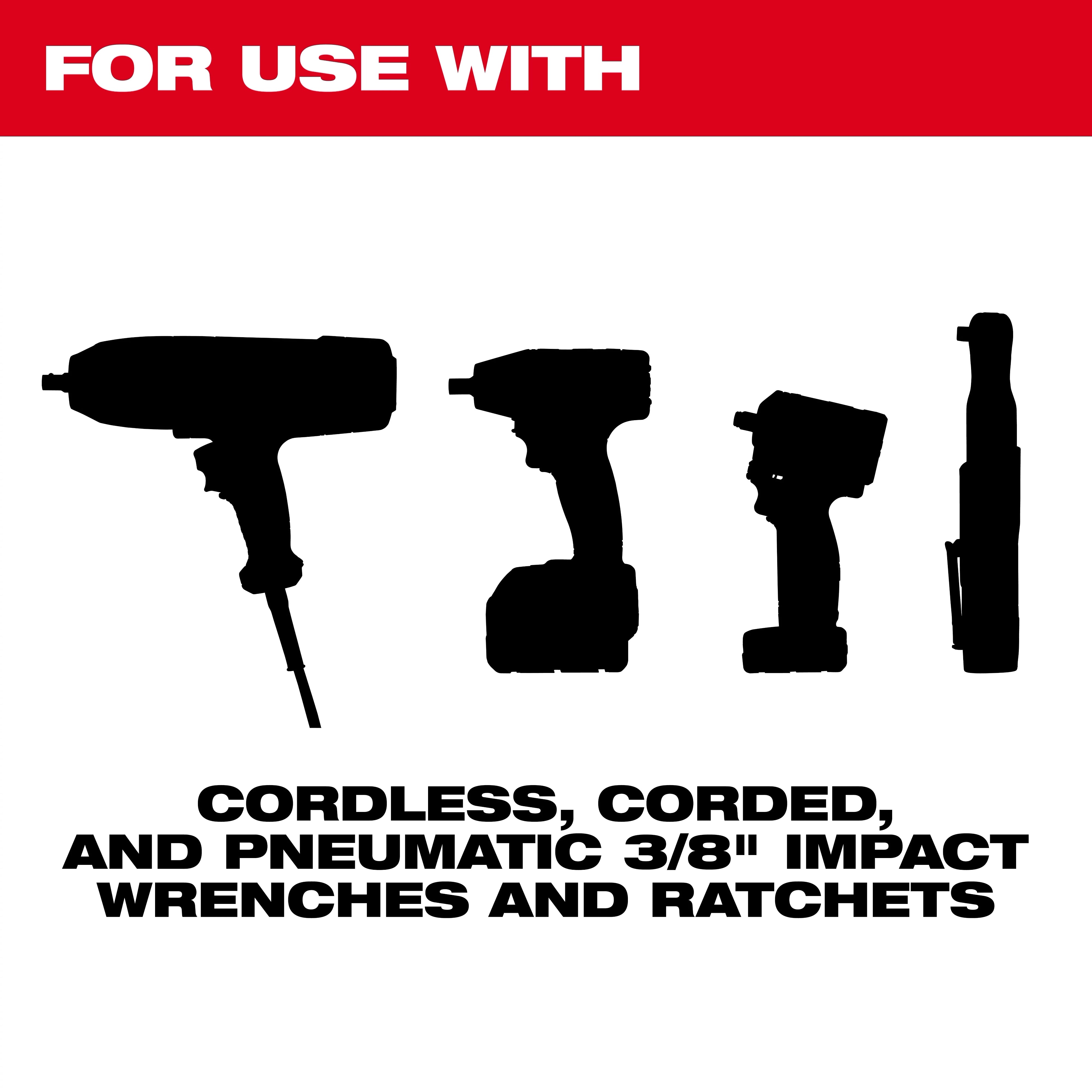 Milwaukee 49-66-6800 Impact Sockets in PACKOUT Compact Low-Profile Organizer