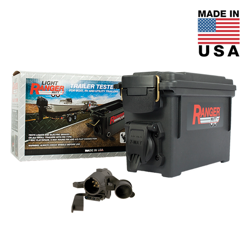 IPA Tools 9101 Light Ranger MUTT Trailer Light Tester with retail box and 3-way trailer adapter
