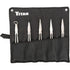 Titan Tools 60769 5-Pc 11" Long Nose Pliers Set - Straight, 45°, 90°, Flat & Large Hose Grip Pliers