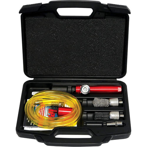 Stainless-Steel Parts-Washing Flow-Thru System with Brush and Venturi