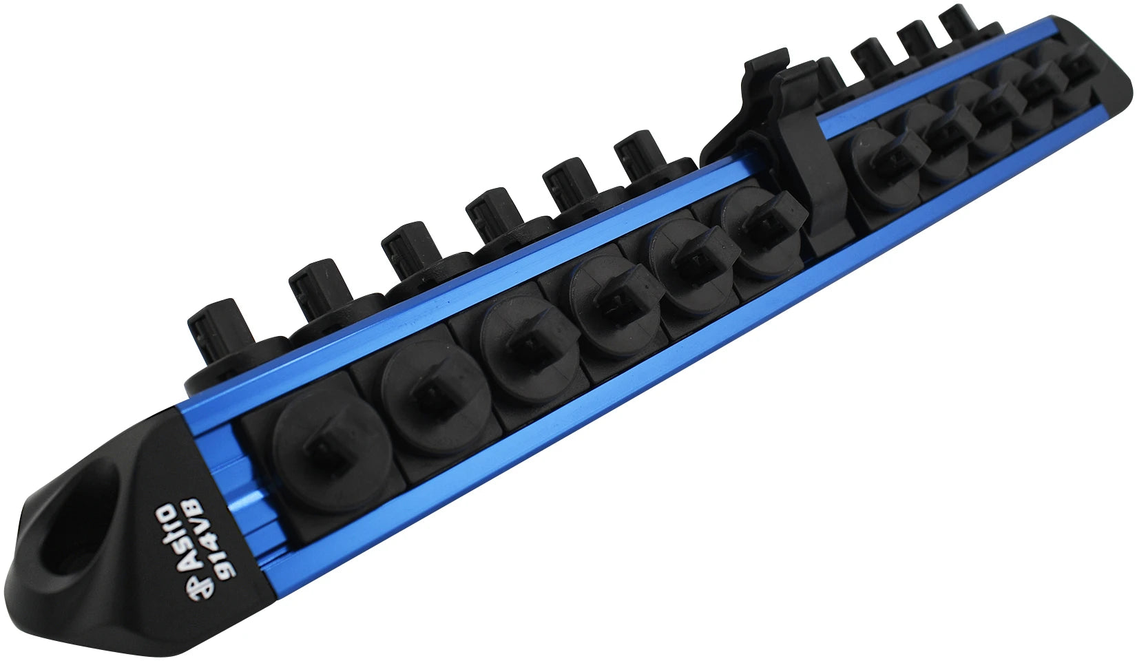 Astro Pneumatic AST-914VB 1/4" Drive V12 Locking Magnetic Socket Organizer, Blue