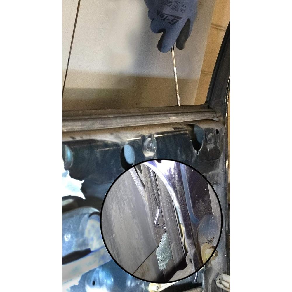 Lisle 83060 23" LONG GLASS CHANNEL CLEANING TOOL WITH HOOKED TIP