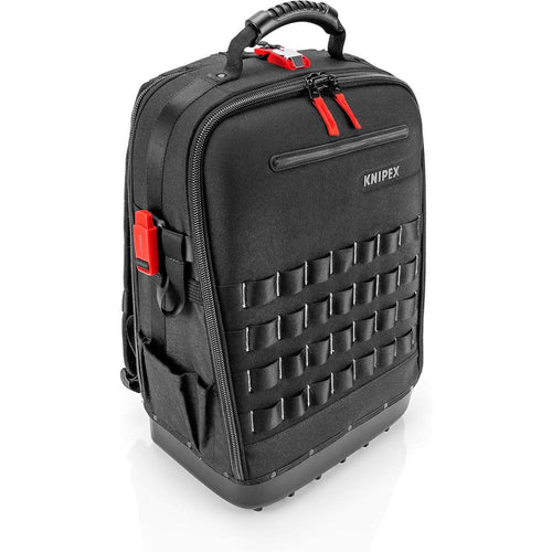 Knipex 00 21 50 LE Modular X18 Tool Backpack (Tools Not Included), 33 Lbs Capacity, Waterproof Molded Bottom, 20-7/8" x 13-3/8" x 8-1/4"