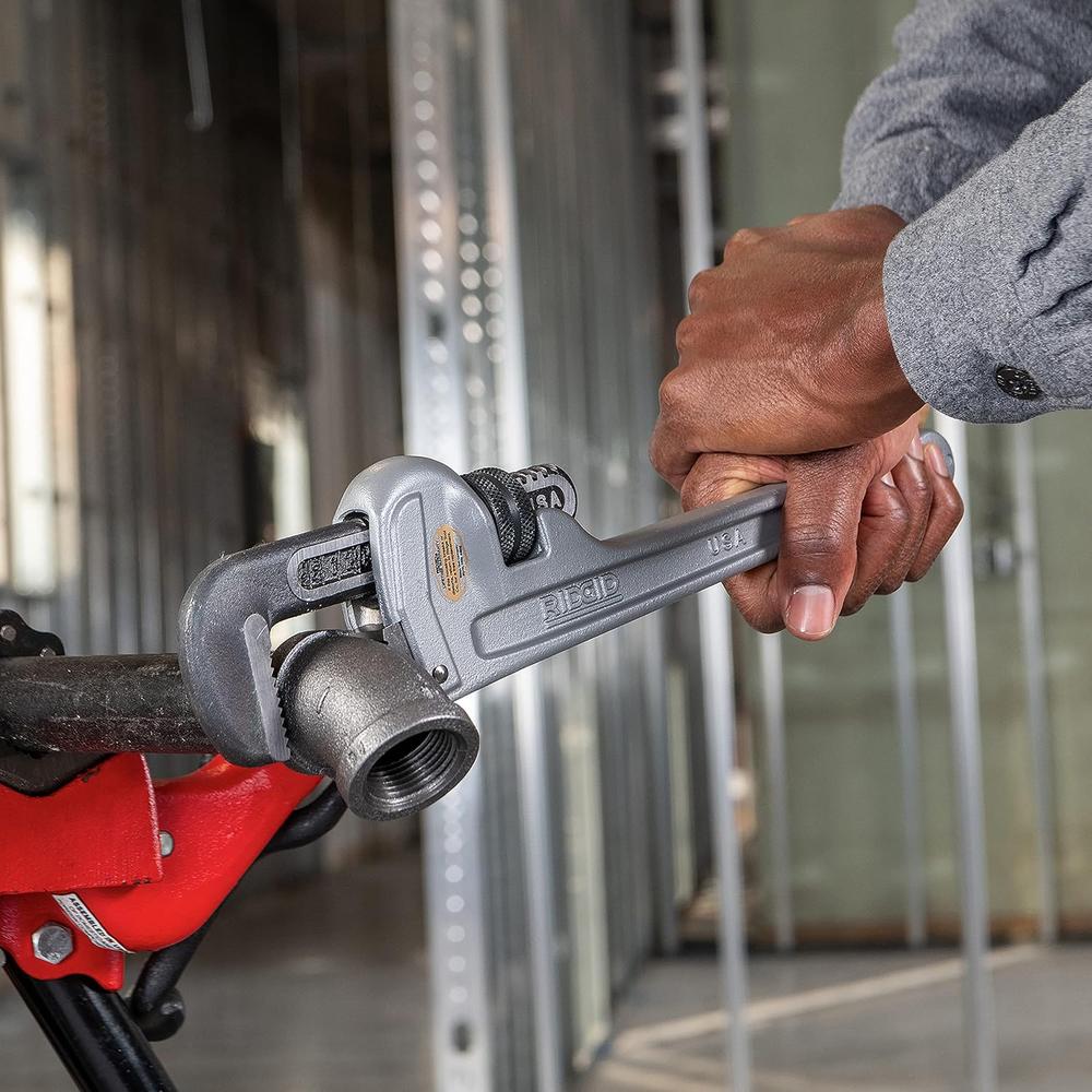 RIDGID 31095 Model 814 Aluminum Straight Pipe Wrench, 14-inch Plumbing Wrench