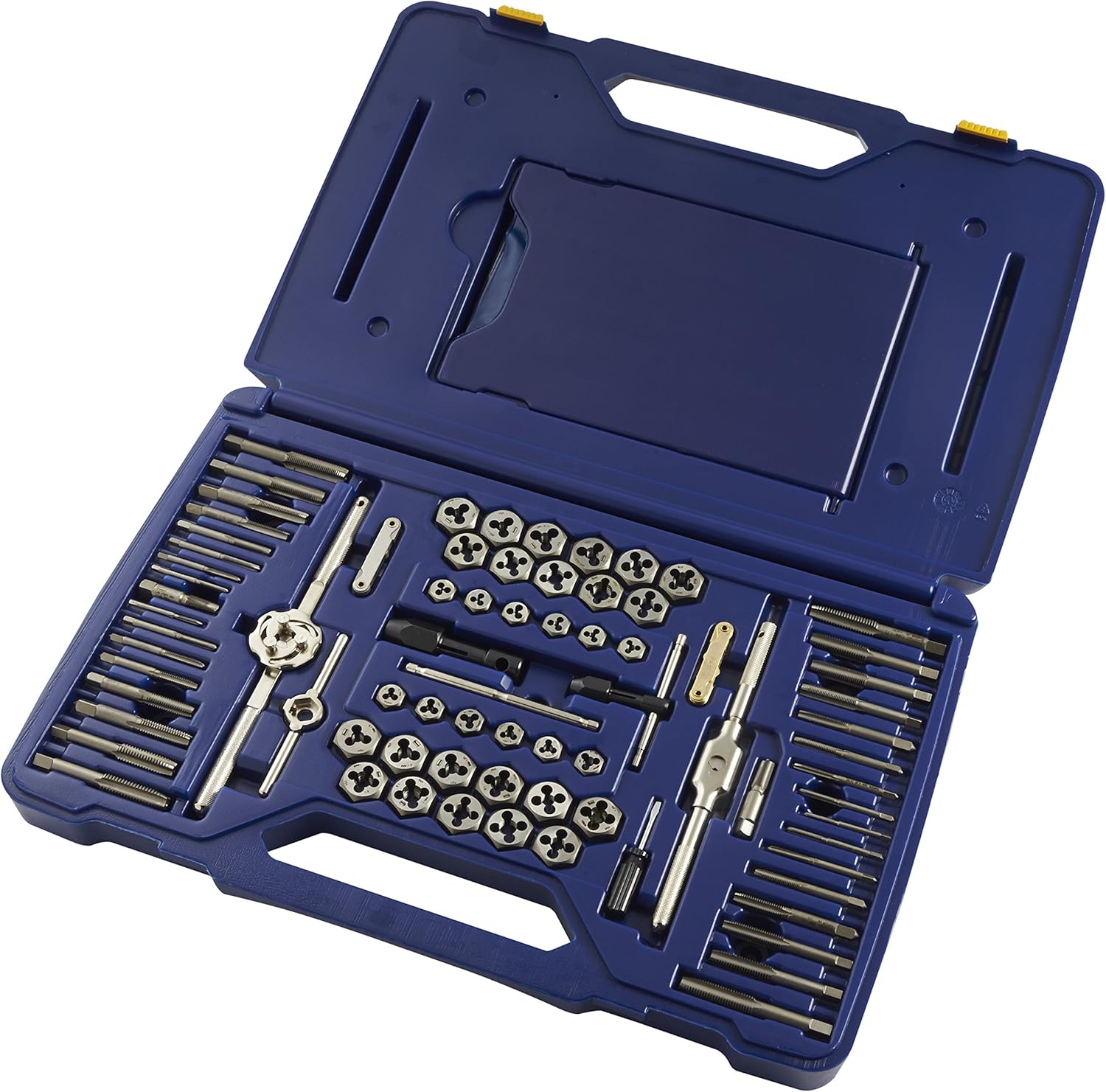 Irwin Tools 26377 117-Piece Machine Screwith Fractional/Metric Tap and Hex Die Set with Drill Bit Set