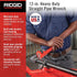 Ridgid 31015 Model 12 Heavy-Duty Straight Pipe Wrench, 12" Plumbing Wrench - Red, Small