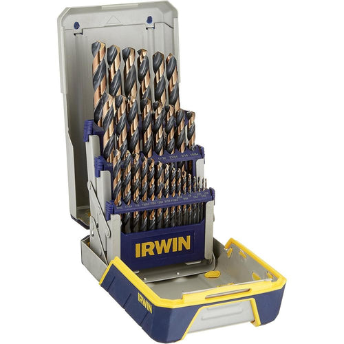 Jeu de forets IRWIN, acier rapide, 29 pièces (3018005)