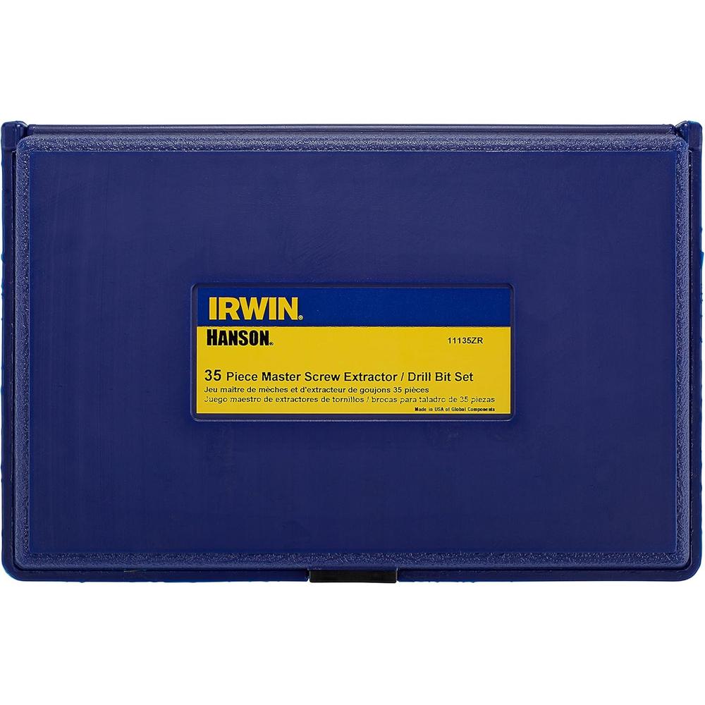 IRWIN Screw Extractor/ Drill Bit Set, 35-Piece (11135ZR)
