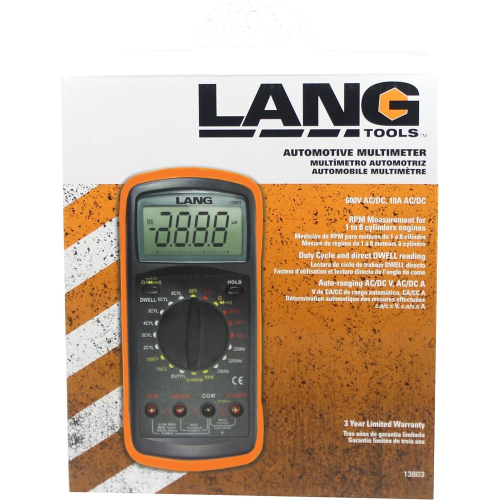 Lang Tools 13803 Automotive Digital Multimeter