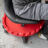Traxion 2-230 Monster Seat II Mobile Rolling Gear Seat W/All-Terrain 5" Casters