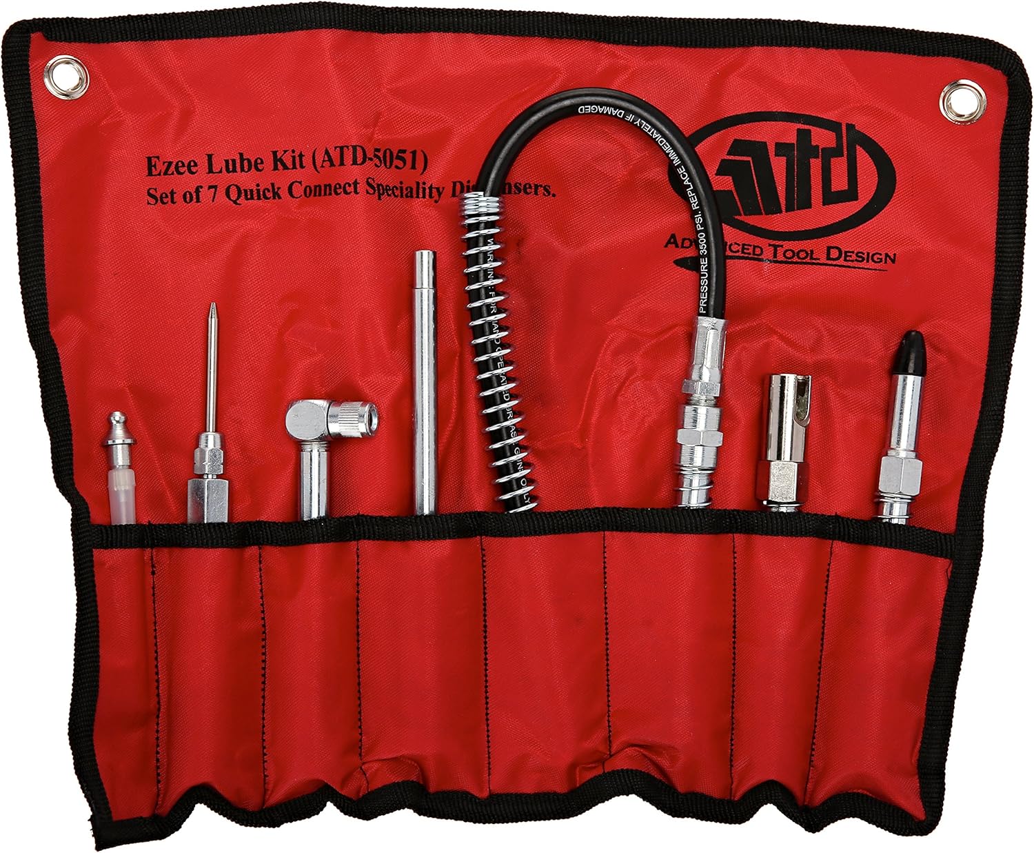 ATD Tools 5051 7pc Grease Gun Accessory Set