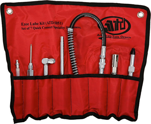ATD Tools 5051 Ensemble d'accessoires pour pistolet à graisse 7 pièces