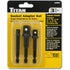 Titan Tools 12082 Jeu d'adaptateurs de douilles, 3 pièces