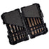 KnKut 10KK7-LHSQX 10-PC LEFT HAND SCREW MACHINE DRILL & SQUARE EXTRACTOR SET, 1/8"-3/8", SQE1-SQE5