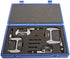 Fowler Precision 72-229-214-0 4pc Outside Micrometer Set 0-4" arranged in fitted blue carrying case
