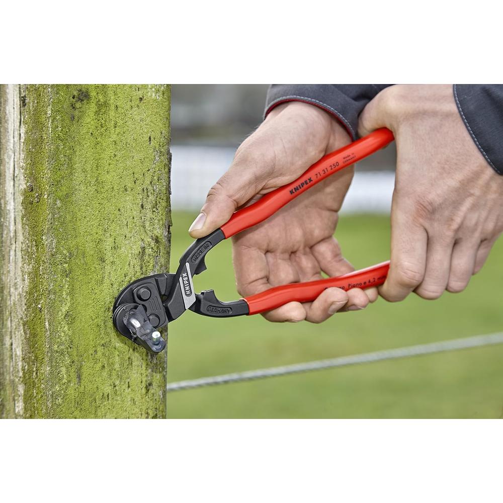 Knipex 71 31 250 COUPE-BOULONS COMPACT CO-BOLT XL 10" AVEC LAMES DROITES ENCASTRÉES