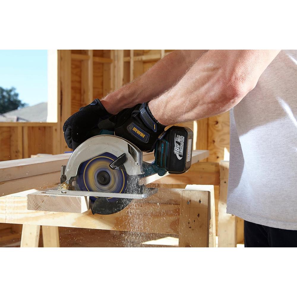 Irwin Tools 1934297 40-Tooth WeldTec Cordless Circular Framing/Ripping Saw Blade, 6-1/2"