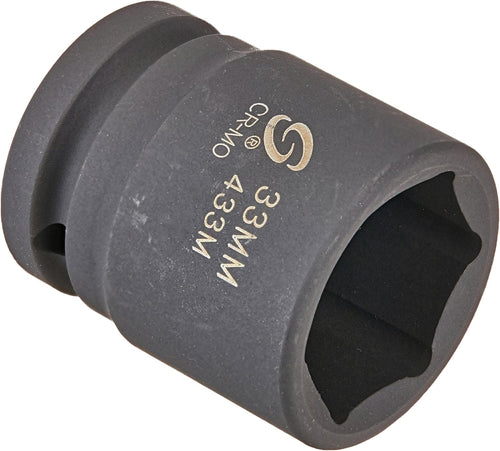 Sunex Tools 433M 3/4 in. Drive 33-mm Impact Socket