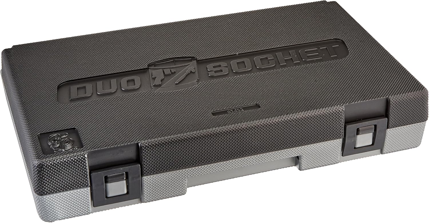 Grey Pneumatic 82622 1/2" Dr. 22pc Fractional Duo-Socket Set - 6 Pt.
