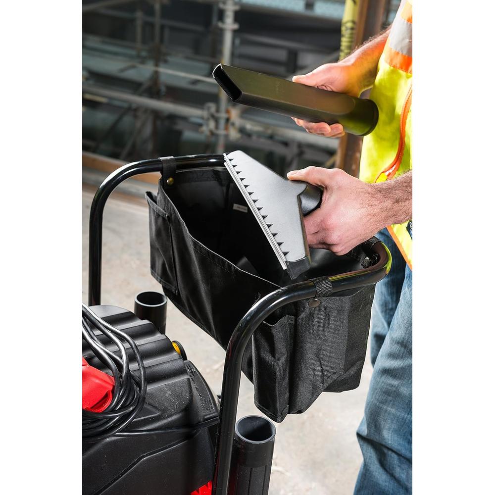 Ridgid 50353 Stainless Steel Wet/Dry Vacuum with Cart, 16 Gallon, Red