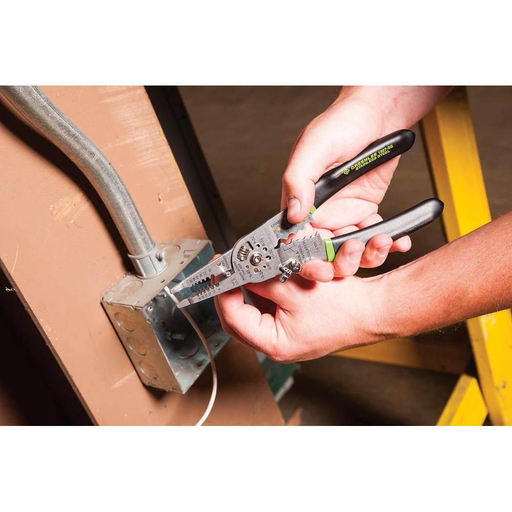 Greenlee 1927-SS SS STRIPPING/CRIMP COMB TOOL