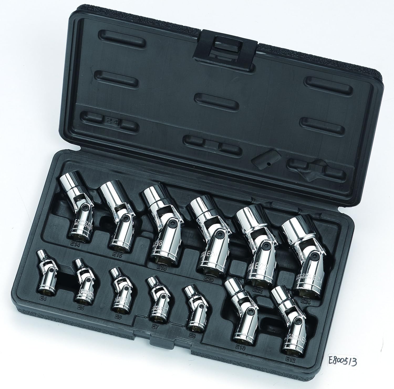 CTA Tools 9220 13-PC E-SERIES TORX SOCKET W/ U-JOINT SET, E4-E24