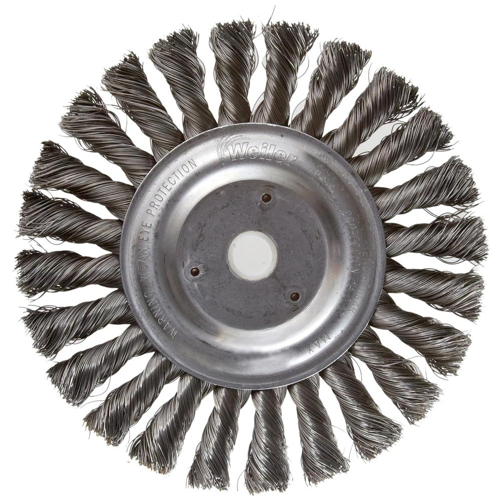 Weiler 08085 6" Standard Twist Knot Wire Wheel