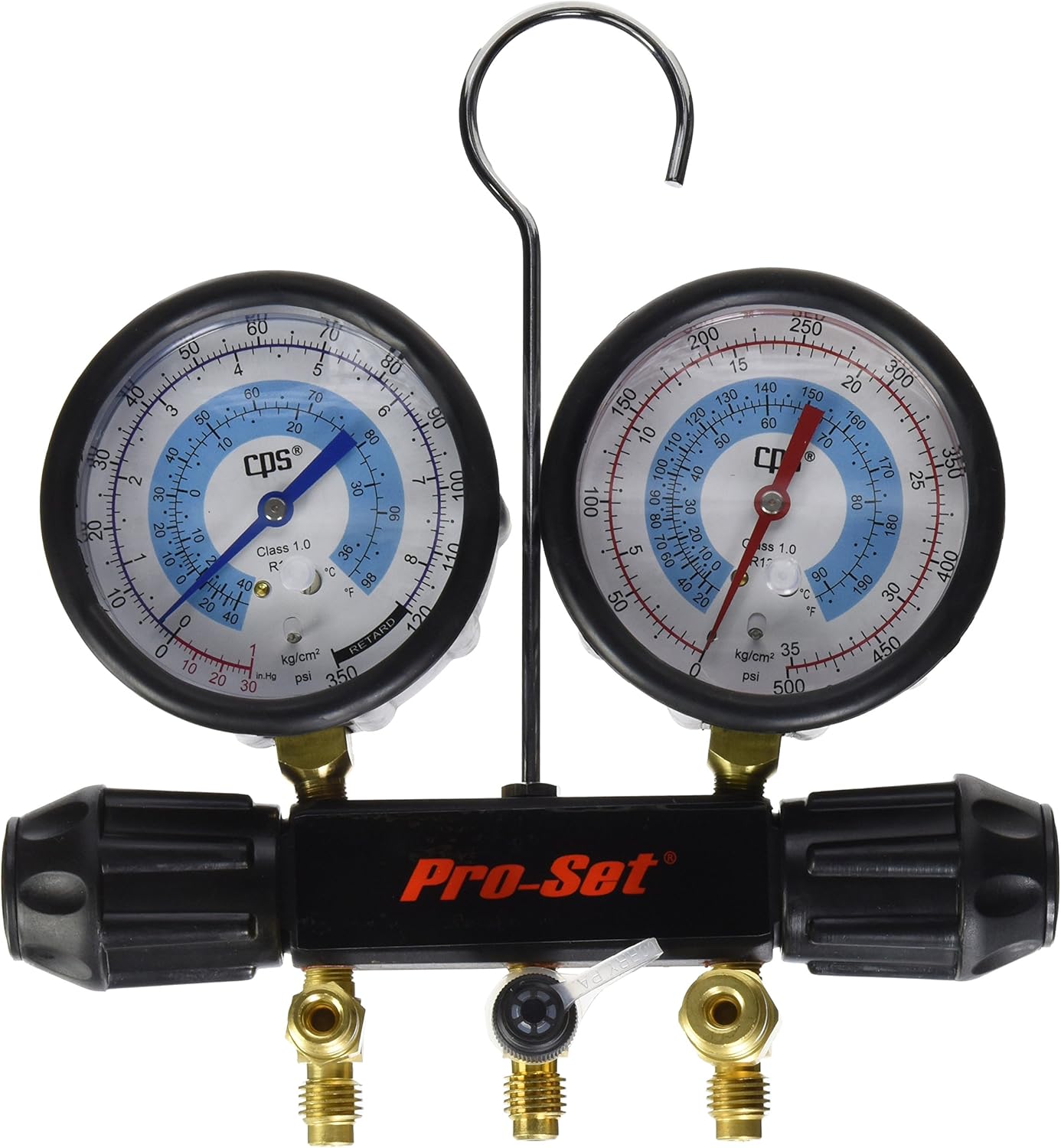 CPS Products MT7I7A6Q WORKING MAN R-134a COLLECTEUR 80mm 6' TUYAUX RACCORDS MANUELS 1/2" RACCORDS ACME