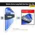 Titan Tools 12714 9 pieces Metric Extra Long Ball End Hex Key Set