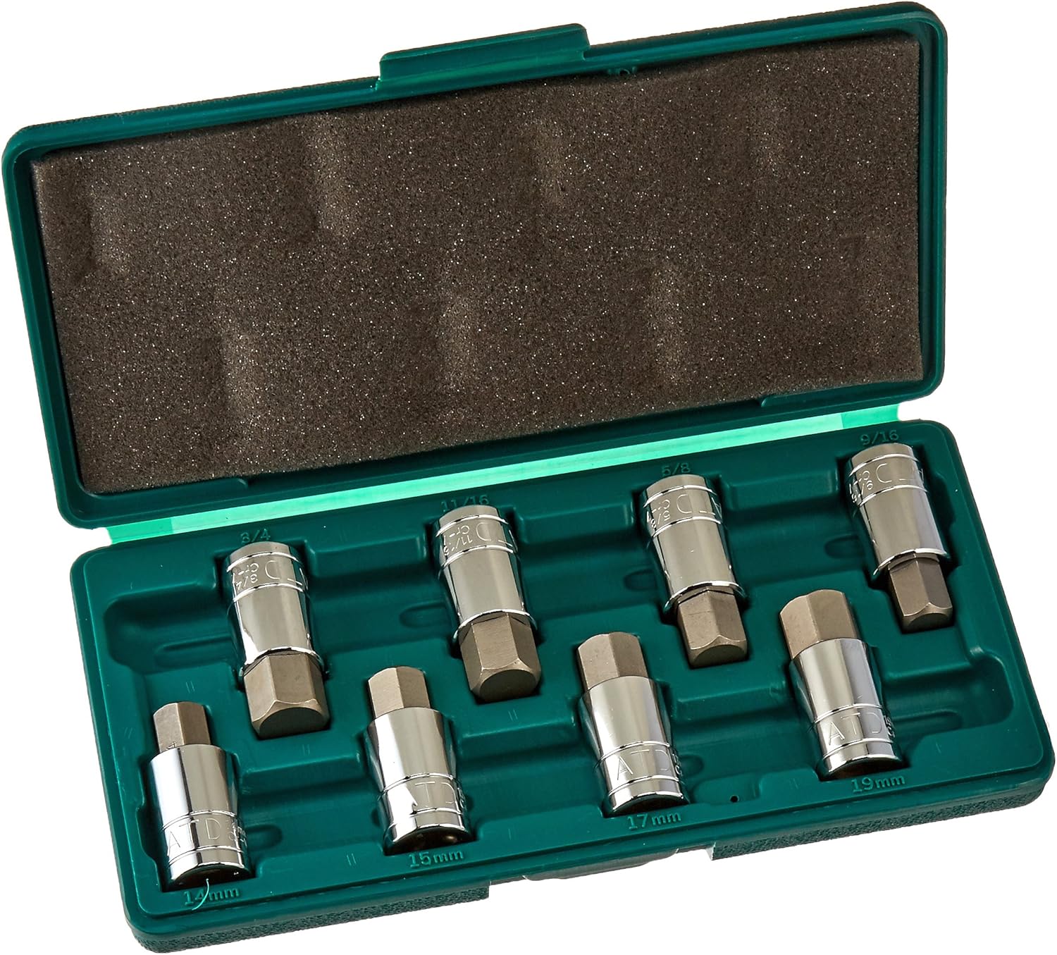 ATD Tools 13788 8PC SAE & Metric LG SIZE Hex End B