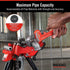 RIDGID 31010 Model 10 Heavy-Duty Straight Pipe Wrench, 10-inch Plumbing Wrench