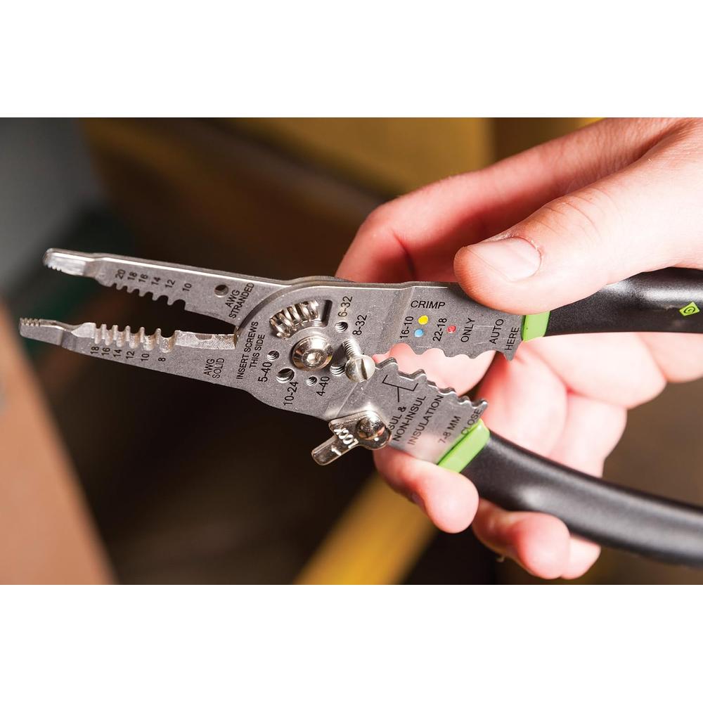 Greenlee 1927-SS SS STRIPPING/CRIMP COMB TOOL