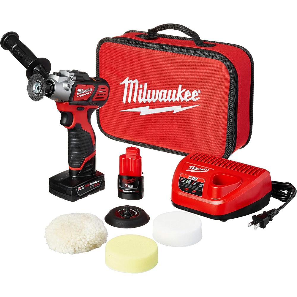Milwaukee Tool 2438-22X M12™ Variable Speed Polisher/Sander Kit