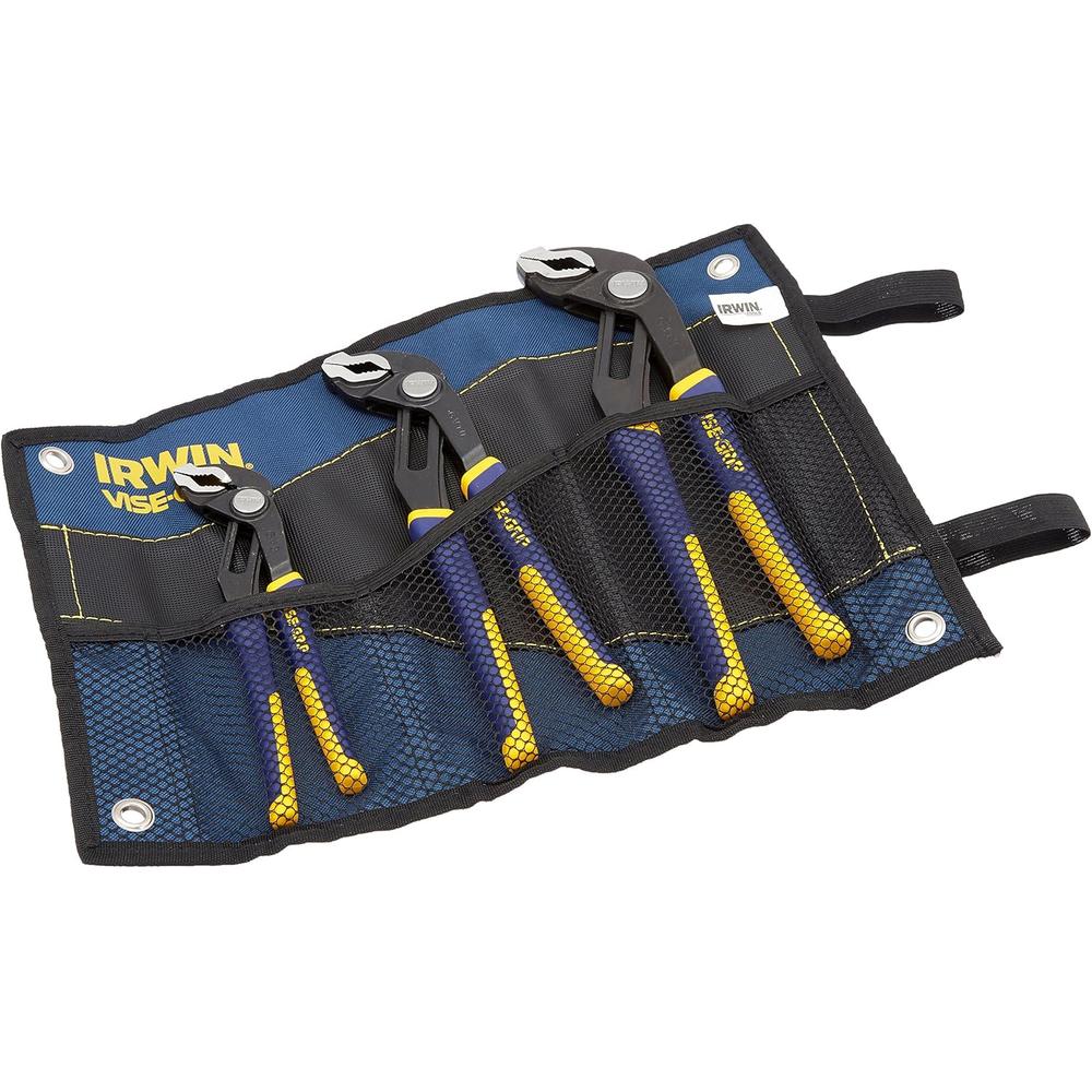 Irwin Tools 2078711 Vise-Grip 3PC GROOVELOCK KITBAG SET-8" 10" 12"