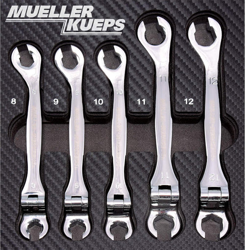Mueller-Kueps 457 705 Kit de clé à molette. 5 pièces. 8.9.10