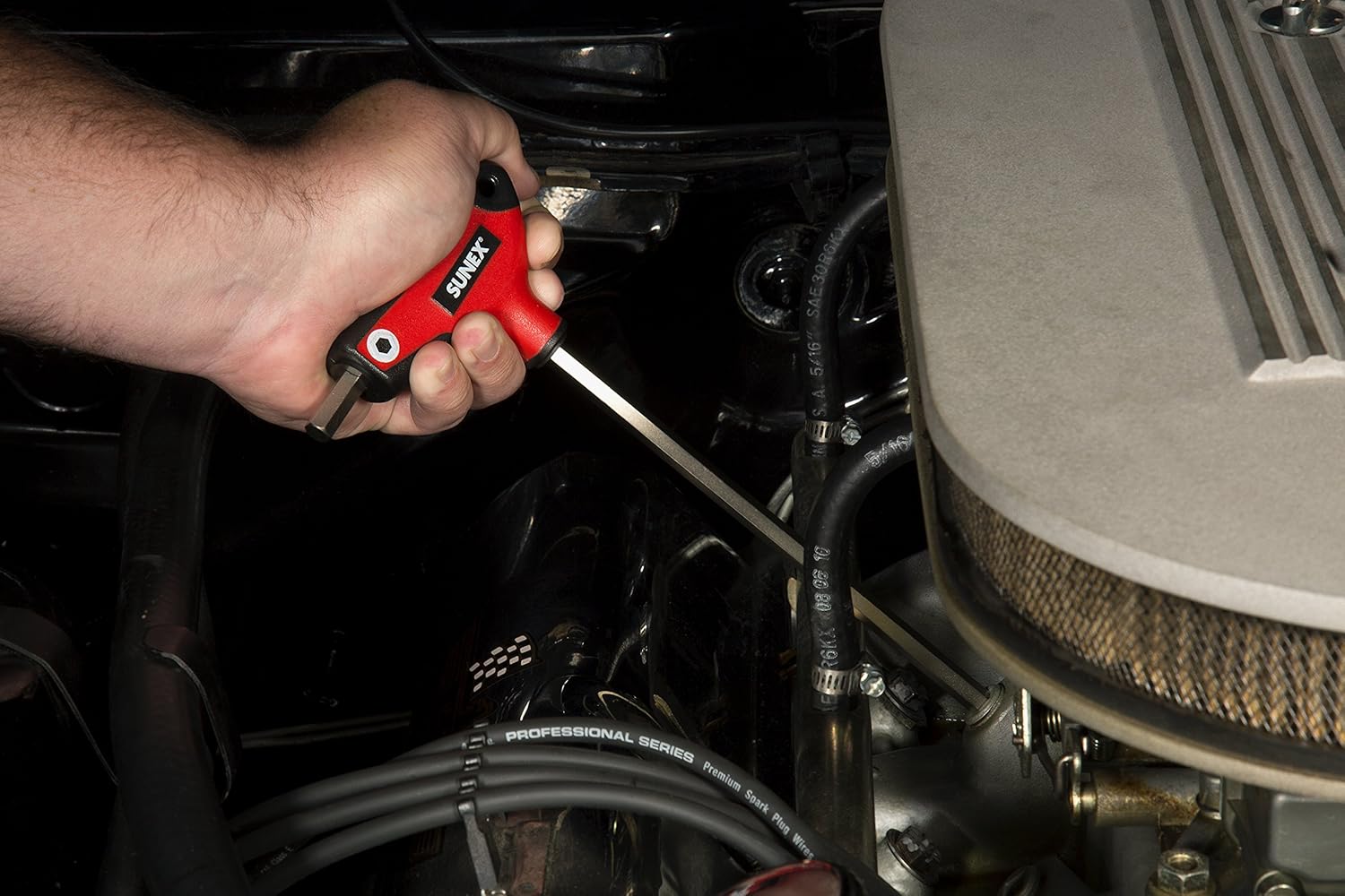 Sunex Tools 9859 9 Pc. T-Handle, SAE Hex Key Set