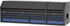 TOBEQ TCBT720923BLBK 72" 9-Drawer Top Chest in Blue and Black - Front Angle View