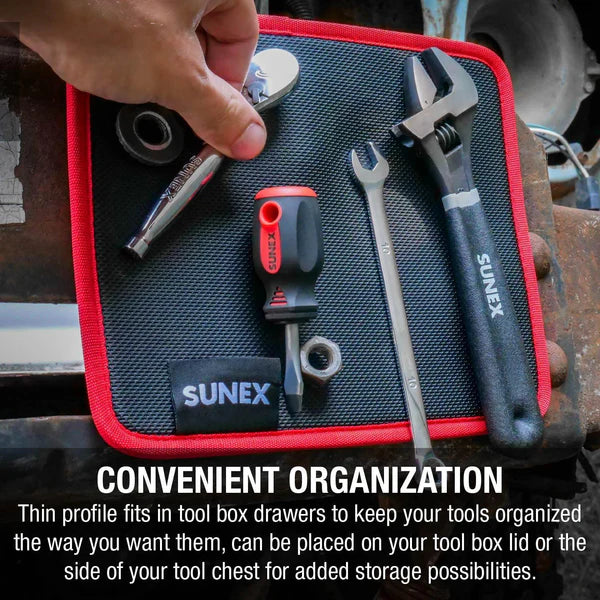 Sunex Tools SXMAGMAT 8" X 10" Flexible Magnetic Mat, 40 Lbs Capacity