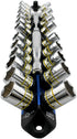 Astro Pneumatic AST-938VB V12 Socket Organizer Loaded with 24 Sockets and Ratchet - Angled View