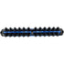 Astro Pneumatic AST-938VB 3/8" Drive V12 Locking Magnetic Socket Organizer, Blue Rail - Top View Empty