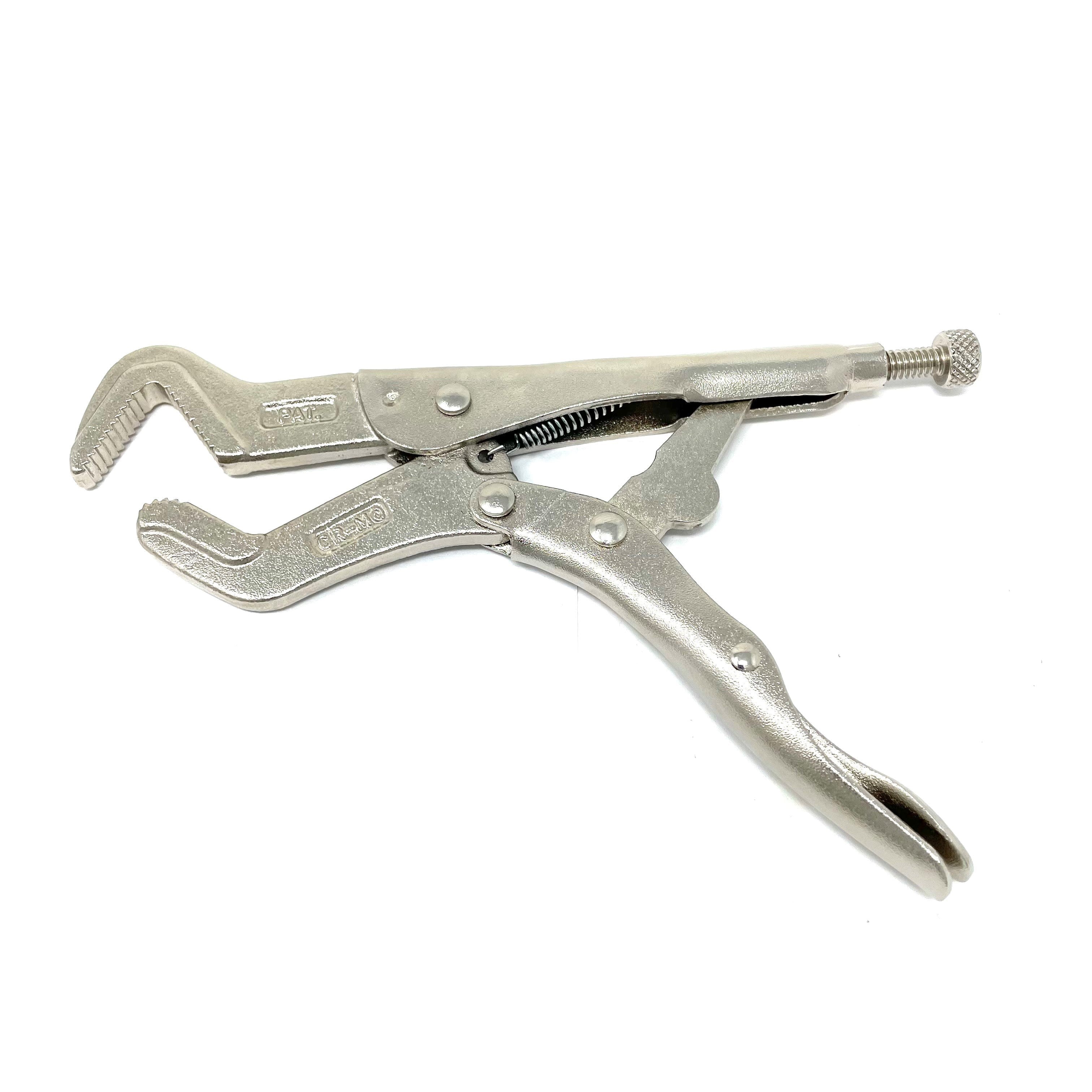 CTA Tools 9390 Small Parrot Pliers open jaw angle view