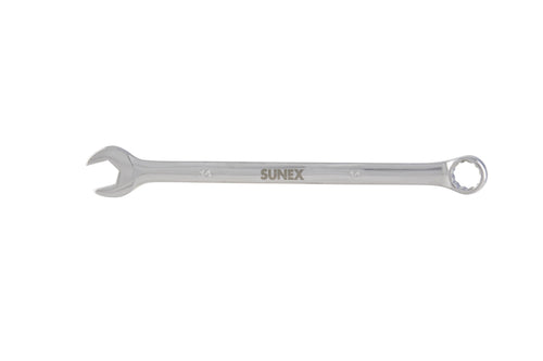 Sunex Tools 991714MA 14mm Full Polish Combination Wrench, drop forged alloy steel with V-groove design