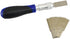 Astro Pneumatic 9531 Universal Razor Edged Scraper with 10 replacement square blades displayed, blue handle
