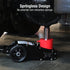 Sunex Tools 6822 Truck Jack - springless design with no external ram retraction springs shown in use under truck