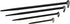 Grip-On Tools 60234 4pc H-D ROLLING PRY BAR SET, 6", 12", 16", 20"