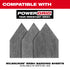 Milwaukee M12 FUEL Orbital Detail Sander - compatible with POWERGRID Tear Resistant Mesh sanding sheets 80-400 grit