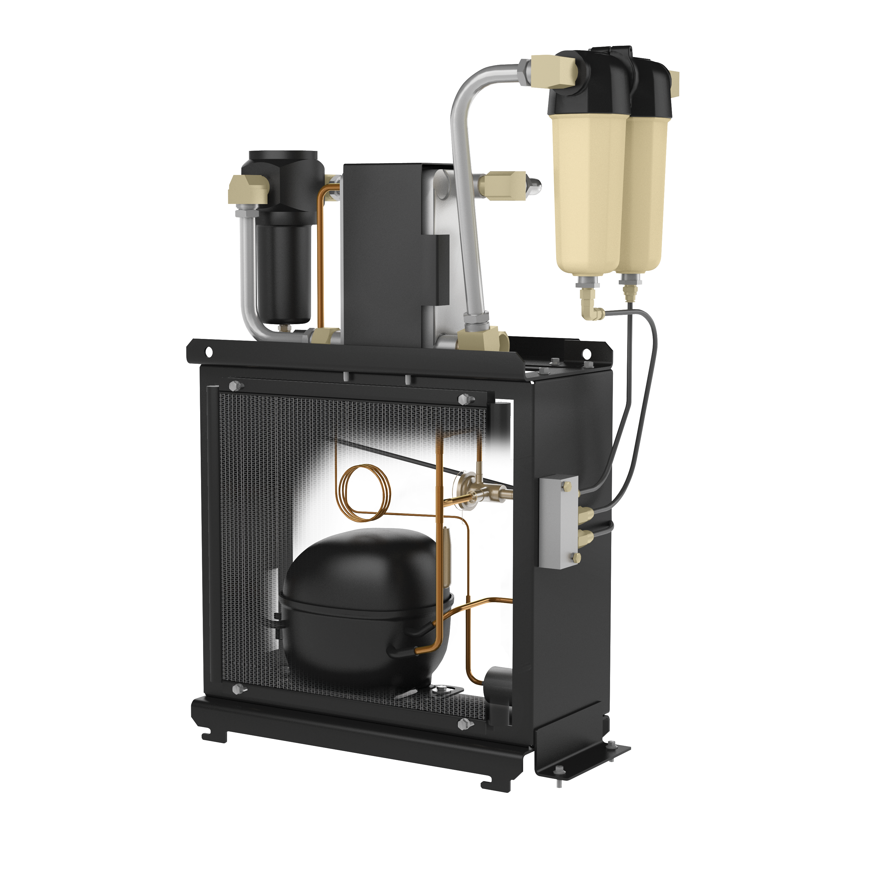 Ingersoll Rand UP6-10TAS-150 Rotary Screw Compressor Product Diagram and Specifications