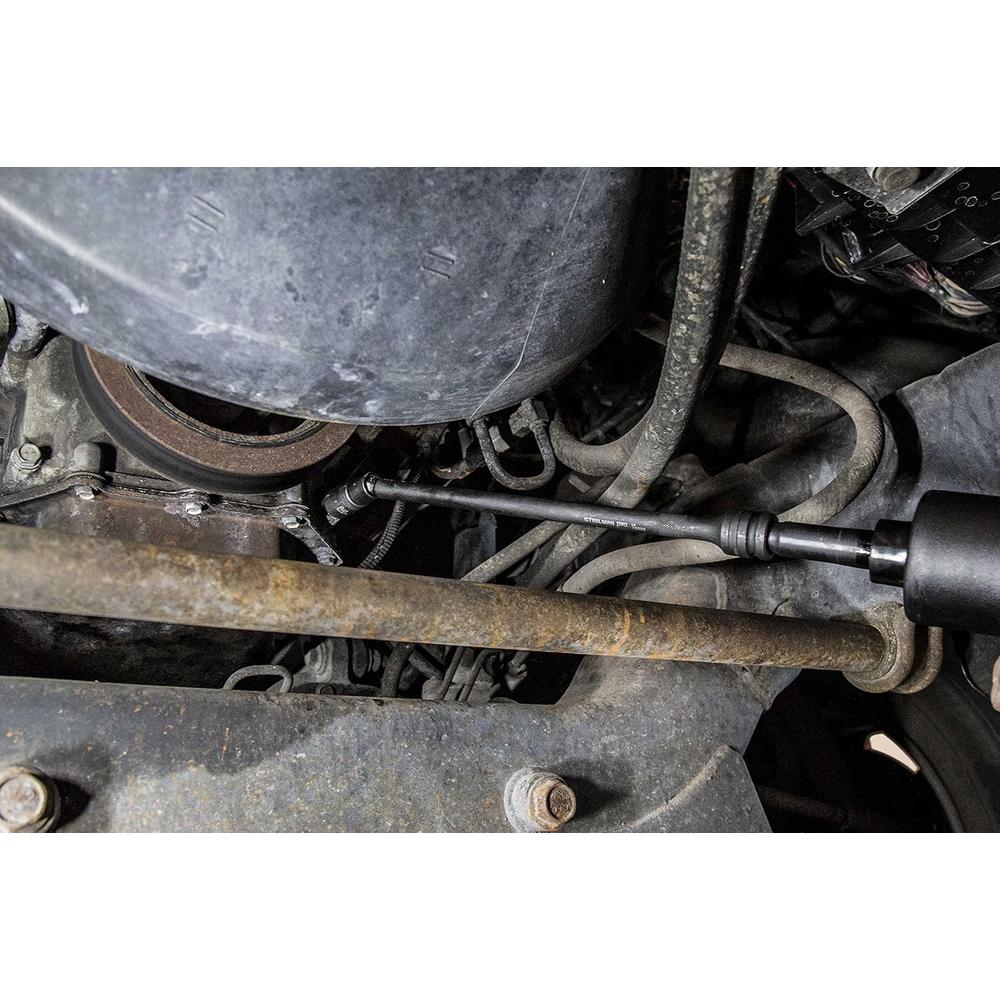 Steelman Pro 79992 Entraînement 1/2", Rallonge d'impact pivotante sans broche 3/8", 12"